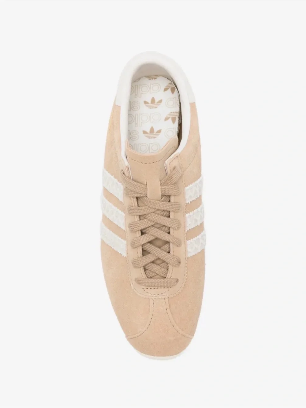 Adidas Paris Beige Suede Men's Sneakers with White Stripes size 10 NEW NWT